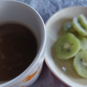幸せ♡朝のコーヒーinハニーフルーツ♪